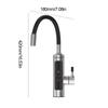 Electric Hot Water Heater Faucet 3000W Hot Cold Mixer Tap 360 Degree Rotation Fast Heating Tap LCD Digital for Kitchen Bathroom