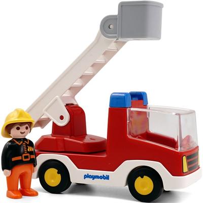 Playmobil 1.2.3 Ladder Fire Truck 6967, 1 Korean Toy