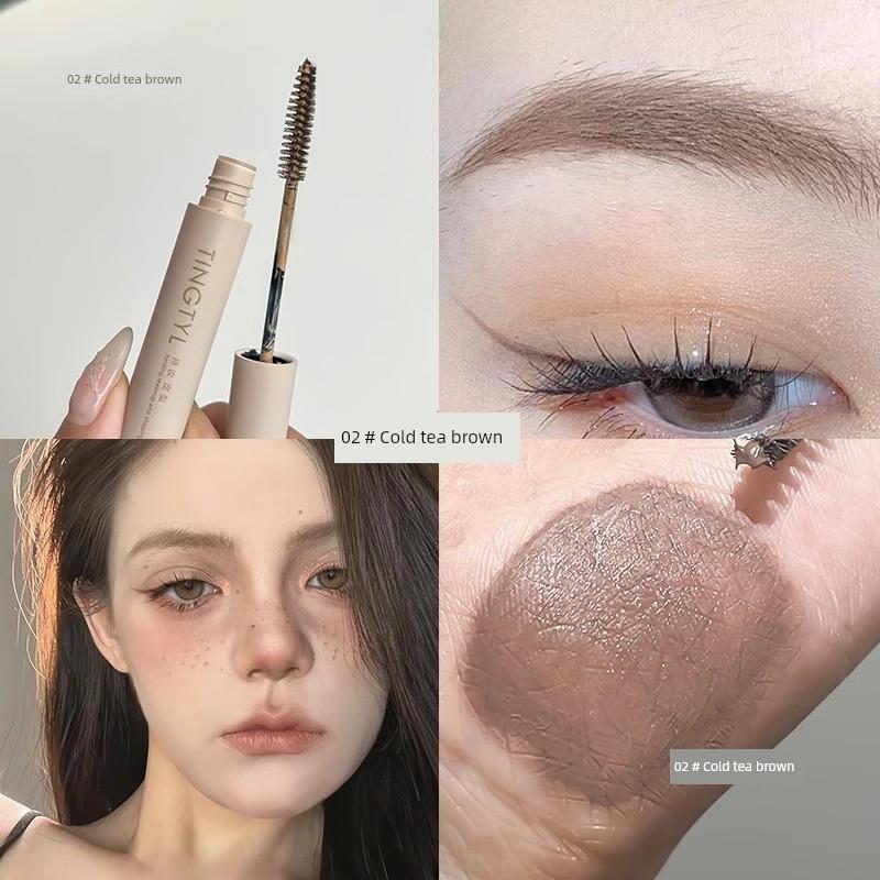 Cool Platinum Light Eyebrow! Eyebrow Cream Women's Light Pink Brown Waterproof Long Lasting Fadeless Wild Eyebrow Hair Styling Cream Pen