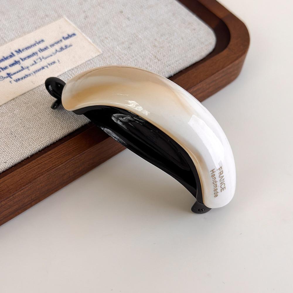 Simple Temperament High Ponytail Buckle Clip Acetate Twist Hair Clips  Women Girls Gift