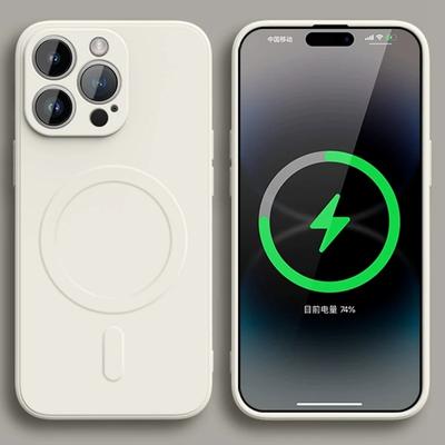Original Liquid Silicone For Magsafe Magnetic Case For iPhone 16 15 13 12 11 14 Pro Max Wireless Charge Matte Color Soft Cover