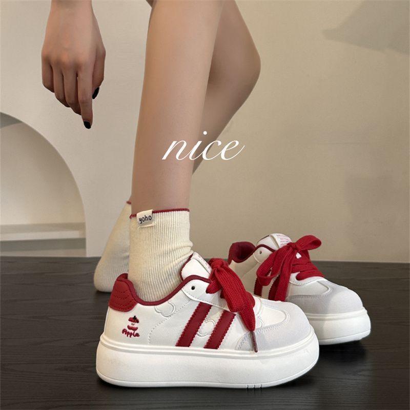 Zhao Ruth Platform Women's Autumn New Chic Board Shoes Niche Versatile Casual Bread Shoes