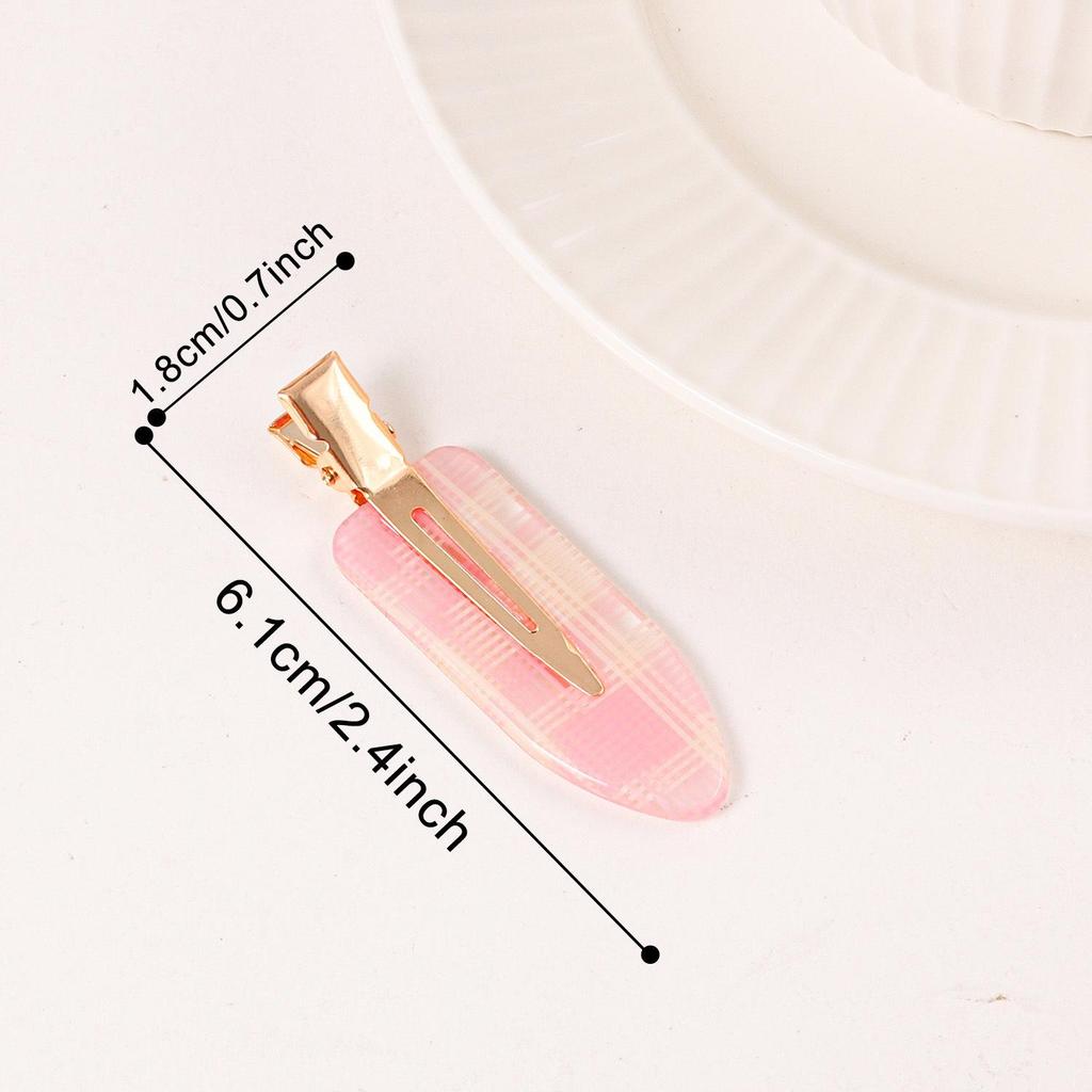 Bambus Yao Academy Style Karomuster Haarklammer - High-End Mode Pony-Halter Accessoire für Mädchen