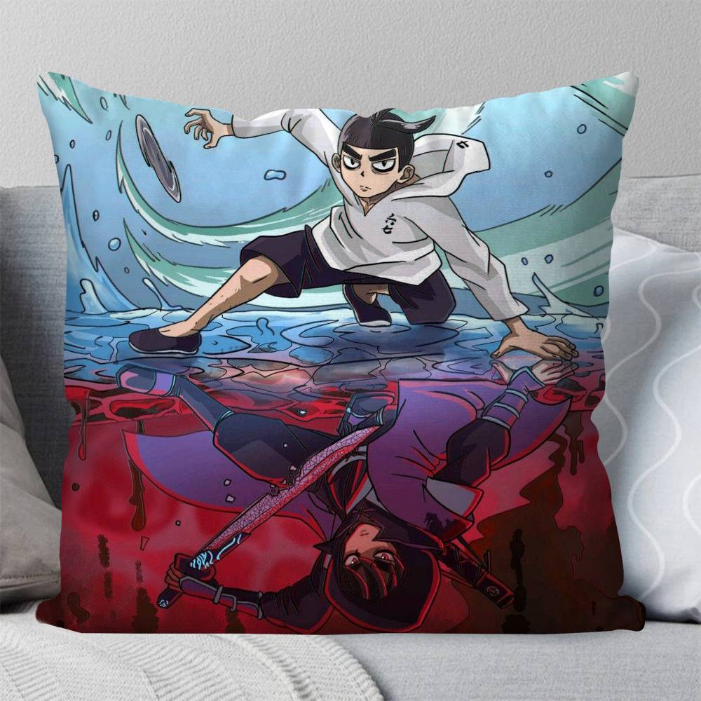 Anime SScissor Seven Pillow Case Fashion Square Pillowcase Bedroom Sofa Room Ins Decoration Leisure