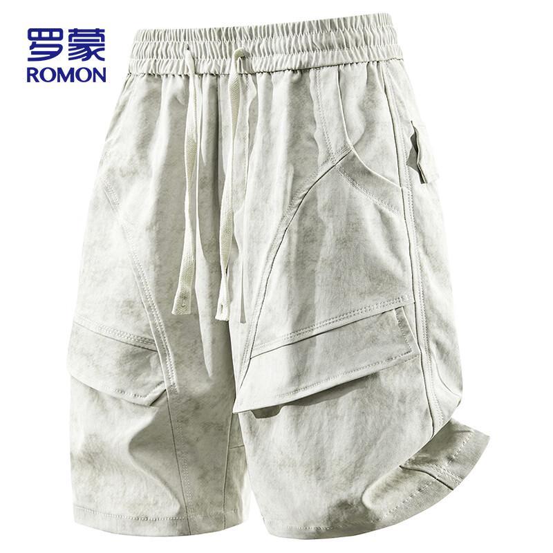 ROMON Men s F06 Ice Silk Casual Cargo Shorts XL