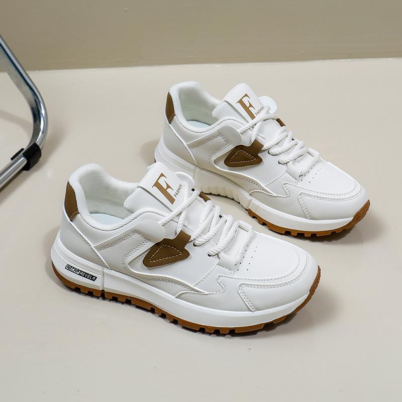 

Обувь для папы, женская, весенняя, новая, в корейском стиле, студенческая, модная обувь, толстая подошва, увеличенный размер, кроссовки для отдыха 5168 40