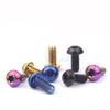 6Pcs Titanium Bolts M5x10 12mm Screw Bolt for Disc Brake Rotors Mountain Bike & Road Bike T25 Torx Head Bicycle Disc