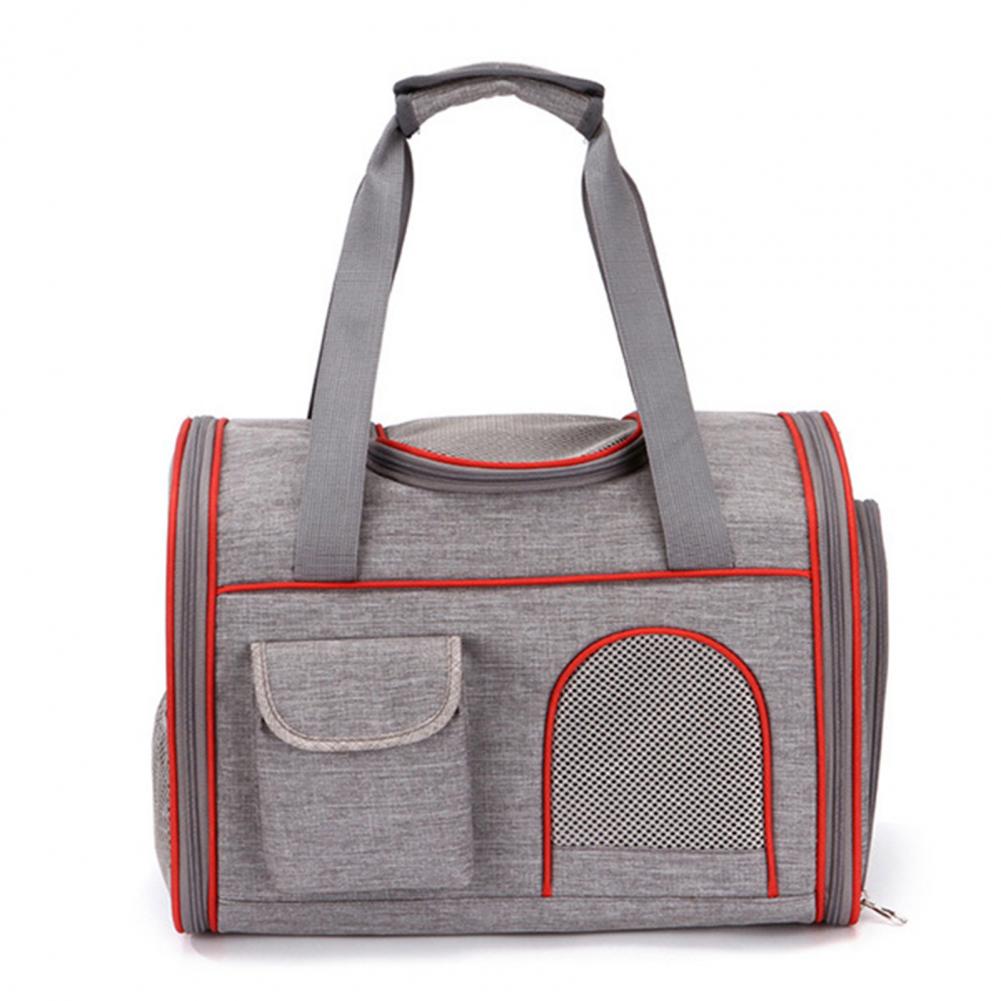 Geantă de transport pentru câini, pliabilă, cu fermoar, anti-zgârieturi, rucsac pentru animale de companie, geantă în aer liber pentru câini mici, pisici, cușcă pentru pisoi care iese