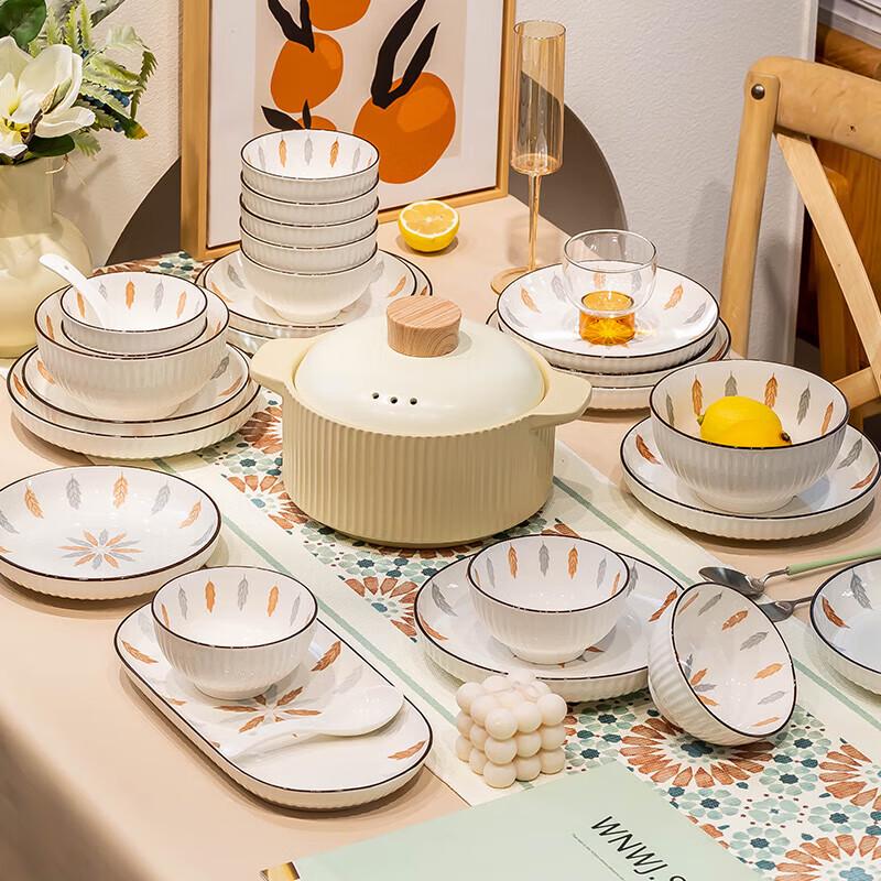 Set di Piatti in Ceramica Stile Nordico KANGMO