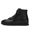 Fashion High Top Leather Men Shoes Casual Platform Sneakers Breathable White Skateboard Luxury Designer Shoes Botas Para Hombre
