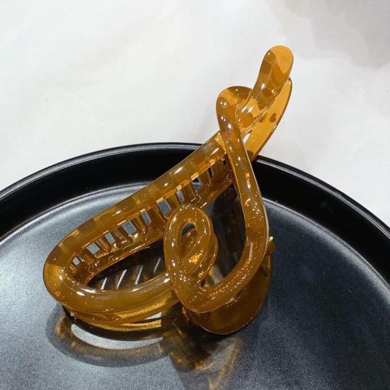 Women Hair Claw Hollow Heart Design Non-Slip Strong Grip Hairpins Back Head Shower Hair Clips Valentine Day Hair Accessories