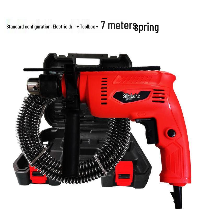 Dragamine Elettrico per Tubi, Strumento per la Pulizia delle Fogne e Sbloccante per WC - Sbloccato o Rimborso.