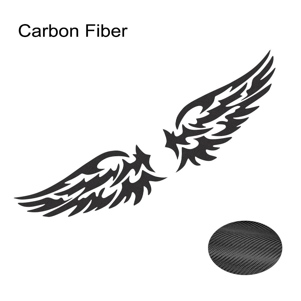 2 Stück Kreative Flügelform Autoaufkleber Selbstklebend Auto Tür Seite Vinyl Aufkleber PVC Auto Karosserie Dekoration Aufkleber Zubehör