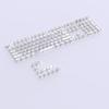 132Key Crystal Backlit Keycaps MDA Profile Translucents Keycap for Mechanical Keyboards