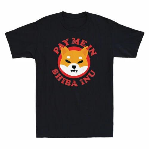 Pay Me In Shiba Inu Tee Shiba Inu Token Hodler Coin Vintage Men s T-Shirt XXL