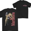 Vintage Marlboro Cowboy Taschen T-Shirt Weiß 90er Zigaretten Western Vintage Herren Damen Oversized Y2k Kurze Ärmel Hohe Qualität Damen Herren Kleidung