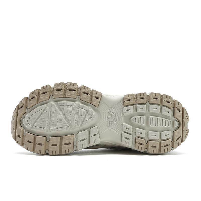 FILA Blade Casual Sports Trendy Comfortable Versatile Low-Top Running Shoes Men sneaker Oatmeal-Brown F12M512101FOA