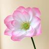 Realistic Lotus & Leaf with Stem Props - Artificial Water Lily Arrangement for Living Room Decoration