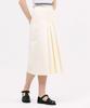 JUN BY JUN K Three-Tuck A-Line Skirt_Lemon Butter