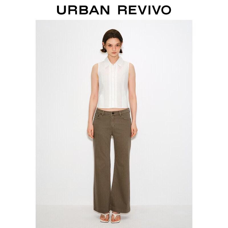 UR Women's Retro Flared Lyocell Denim Jeans