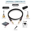 SHULIANCABLE Guitar Standard Male to Male for Connecting 6.35mm Cable, Plug, Mixers, Guitars, Amplifiers, Speakers, etc. (10M)