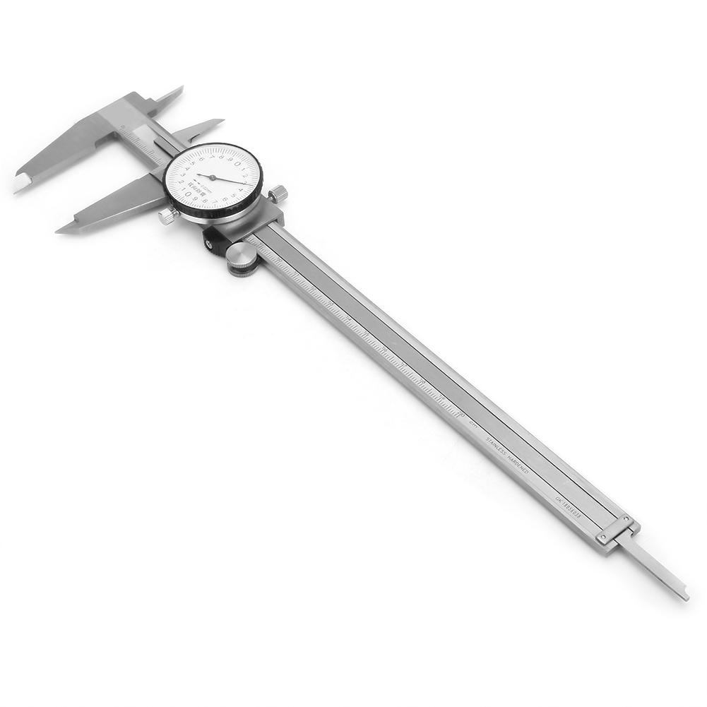 Stainless Steel Dial Calipers Shockproof High Precision Vernier Caliper 0 200mm for 0.02mm