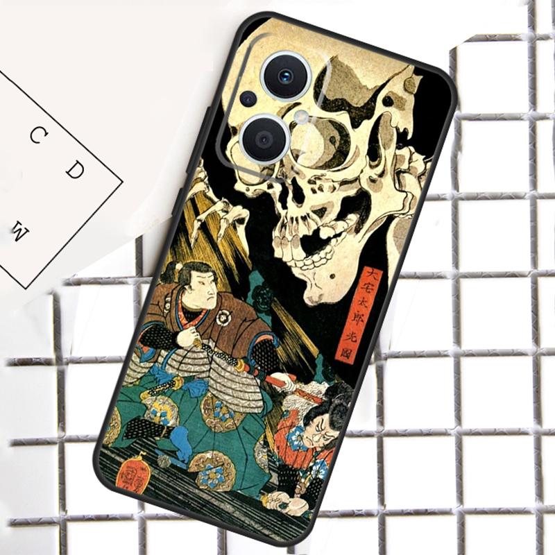 Japanese Style Art Phone Case For OPPO Reno 8T 7 8 Lite 14F 14 13 12 11 F 10 Pro OPPO Find X8 X6 X5 X9 Pro Cover