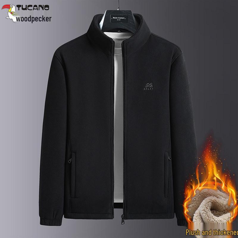 Woodpecker Men's Autumn/Winter Lambswool Fleece Jacket