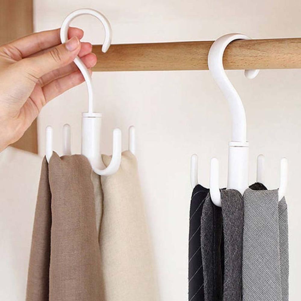Clothing Storage Rotated for Shoes Belt Scarf Clothes Hanger Hanger Hooks Bag Rack Hanging Rack