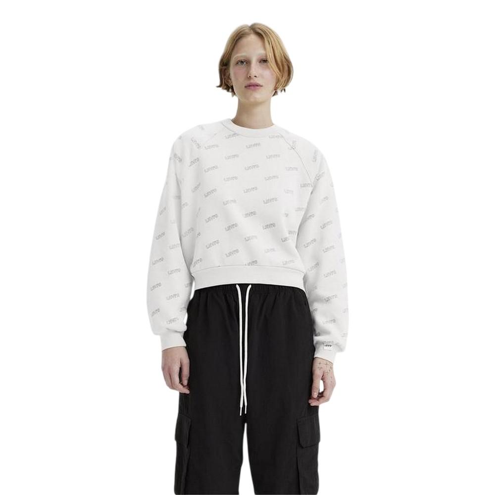 Levis Womens/Ladies Logo Crew Neck Sweatshirt