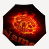 Custom Name Manchester United Theme Automatic Umbrella, Lightweight & Portable, 8 Rib, Perfect for Outdoor Travel, Birthdays, Christmas, Gifts.