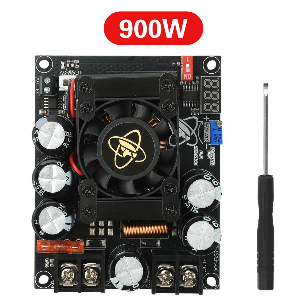 

DC 8-32V 900W 1500W DC-DC Boost Converter Module Adjustable Step Up Power Supply Low Ripple Audio Amplifier Voltage Regulator