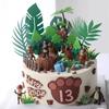 Boar Bear Cake Topper Set for Children's Day Birthday Celebrations