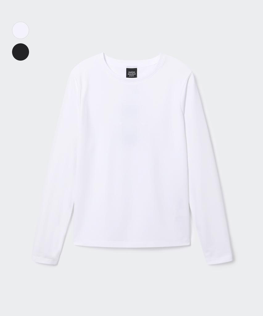 MUSINSA STANDARD SPORTS [2-Pack] Basic Sports Fleece-Lined Long Sleeve Women (2 Colors) (D Type)