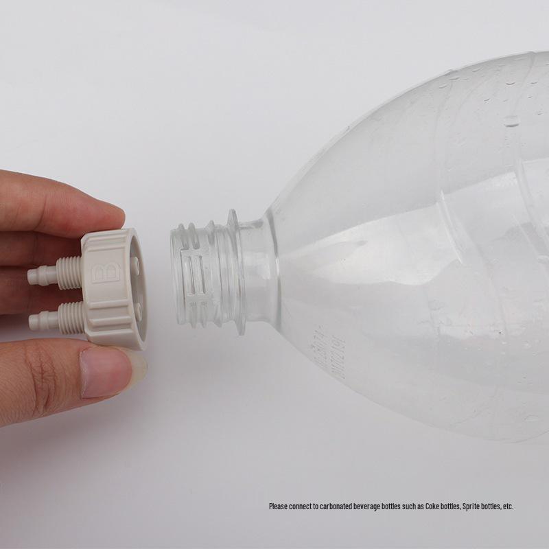 Worry-Free DIY CO2 Generator for Aquatic Plants with Quick-Connect Double Connector Cap