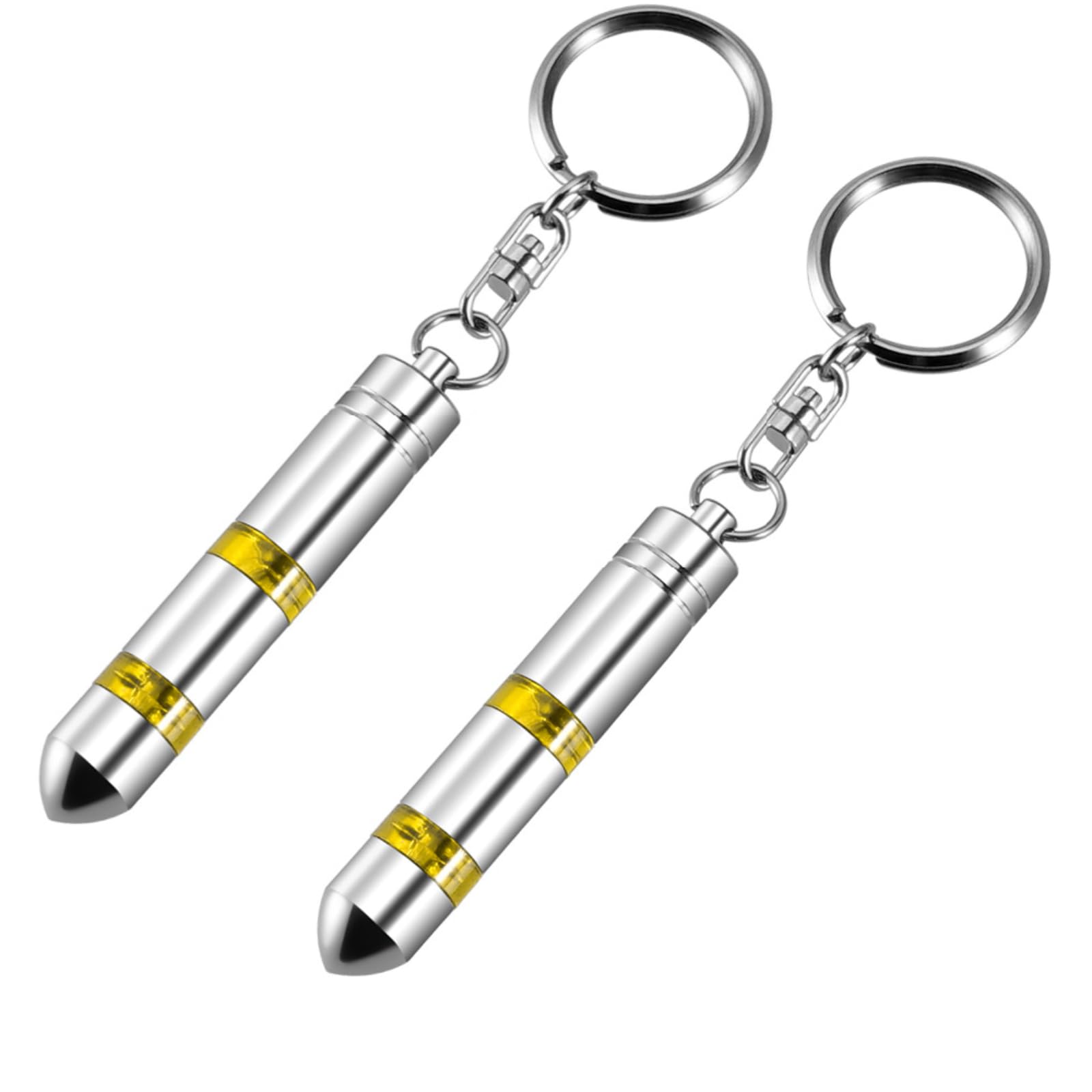 

YFFSFDC Anti-Static Key Holder, Removal System, For Cars, Anti-Static Keychain, Anti-Static, Anti-Static Keychain, Set of 2, Yellow 2pcs M жовтий