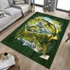 1PC Fishing, Fish Non-Slip Floor Carpet Compatible for Office&Living Room&Bedroom&Dining Room - Flat-Weave Machine-W231