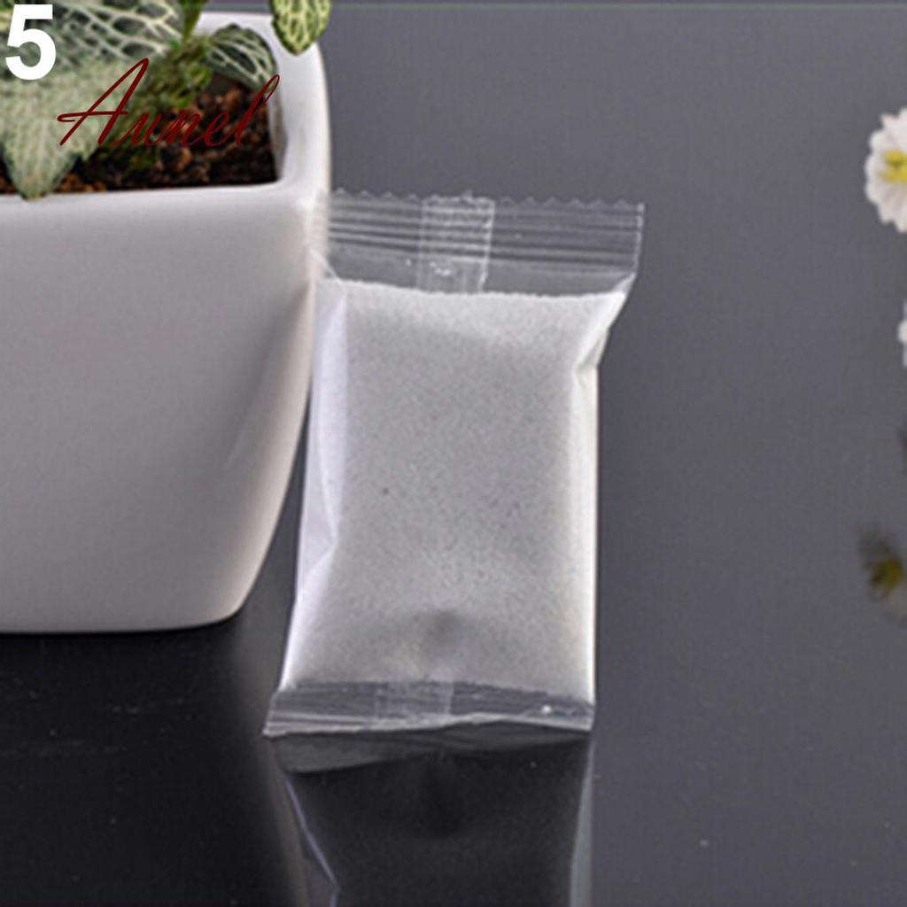 Fantastický 1 sáček Quartz Sand Miniatur Tank Akvárium Bonsai Pot Fairy Garden Decor