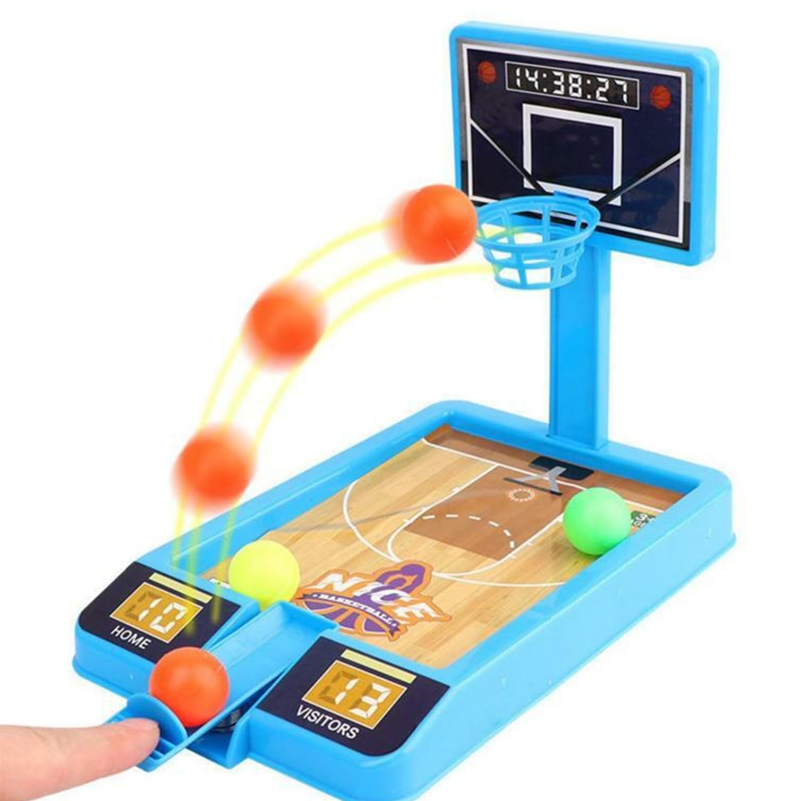 

Баскетбольная игра Мини-баскетбол Настольная игра Игрушка Миниатюрная детская сборка Тип Синий [Shandini]