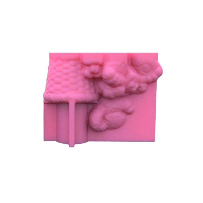 Love Bear Concrete Silicone  Mold Succulent Flowerpot Clay Cement Plaster Molds  Home Garden Flower S Mould