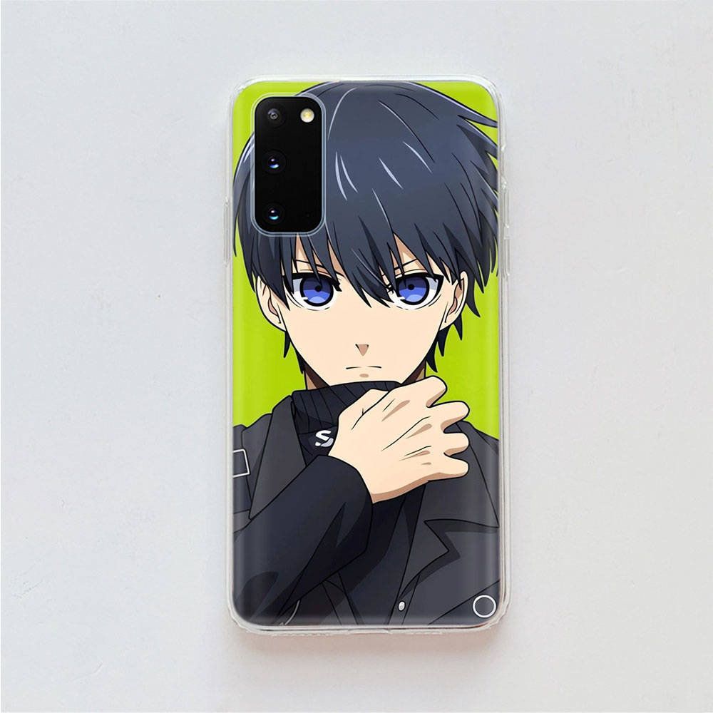 

Прозорий чохол AD51 Blue Lock для Samsung A04 A14 A23 A34 A54 M23 M33 M52 M53 Realme 10 9 C30S C35 C55 VIVO Y02 Y21 Y33S Y51 X80 V25 Cover Samsung A14