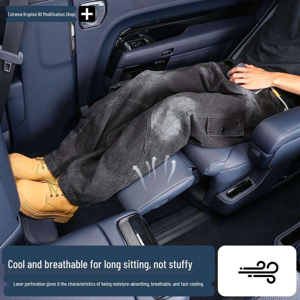Leg Rest Protective Pad for Zeekr 9X Second Row Seat - Practical Car Interior Accessory