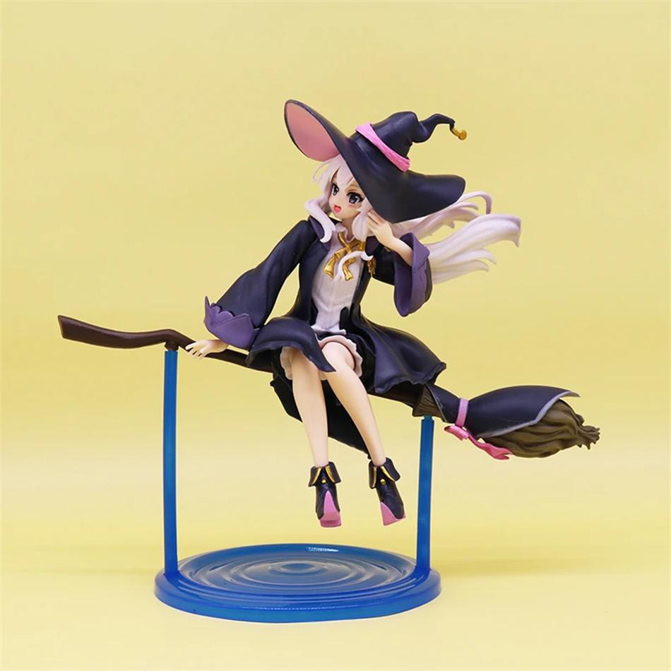 19cm Elaina Anime Figure Wandering Witch: The Journey of Elaina Action Figure Witch Figurine Collection Model Toy Halloween Gift