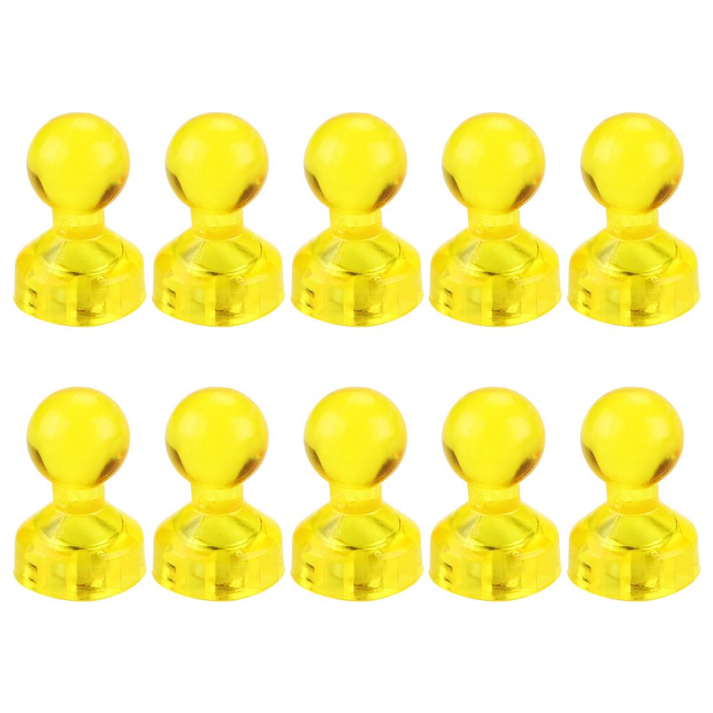 10 Stück bunte magnetische Pinnnadeln Whiteboard-Magnete Mini-Kartenmagnete starker magnetischer Kühlschrankmagnet Bürobedarf