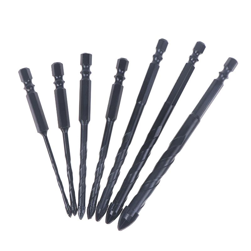 7/5Pcs Multi-Function Drill Bit Set For Ceramic Glass Concrete Wood Steel Drilling Tool 3-12Mm Hex Shank Drill Bit Set