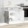 VidaXL Kitchen Cabinet Lucca Sonoma Grey Engineered Wood, Sink Unit, Kitchen Cabinet with Drawer, Cabinet of 853743