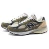 Baskets Unisexe Teddy Santis x New Balance 990v3 Fabriquées aux États-Unis Olive Gris Bleu M990TO3