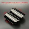 Car Exhaust Pipe Cover For Volkswagen Jetta POLO Golf GTI R20 R36 EOS Scirocc Variant / Skoda Octavia Fabia Rapid Superb Yeti