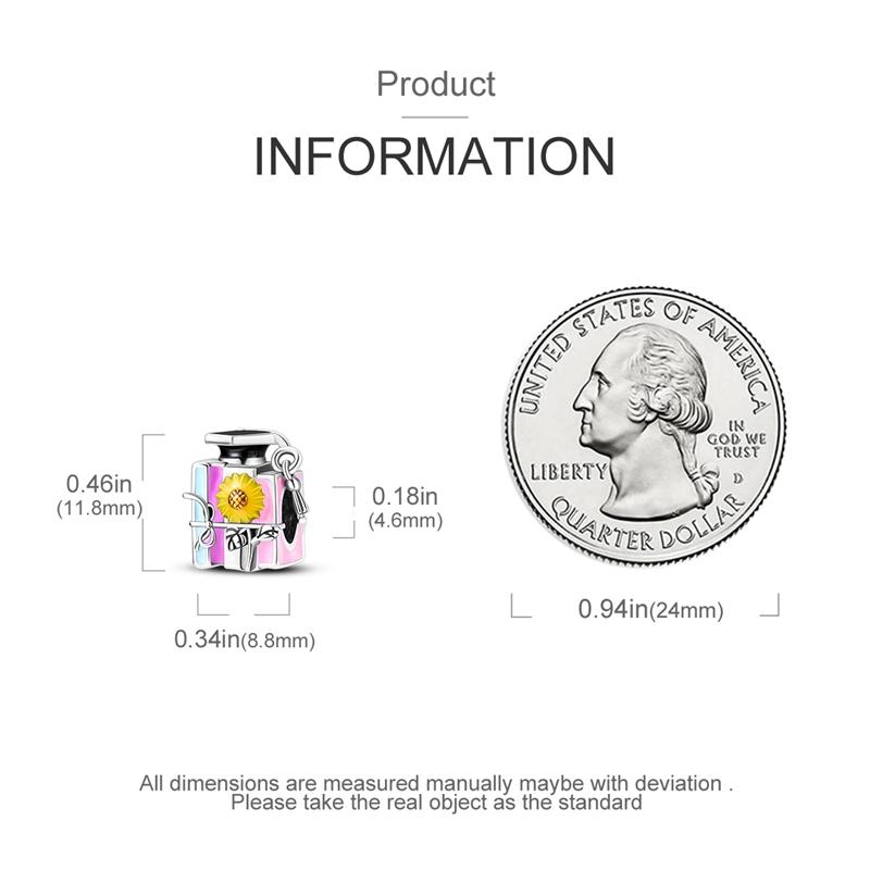 Charms Plata Graduation Season Flowers Vases Beads Fit Original Bracelets Charms For Women Jewelry Diy Making Gifts