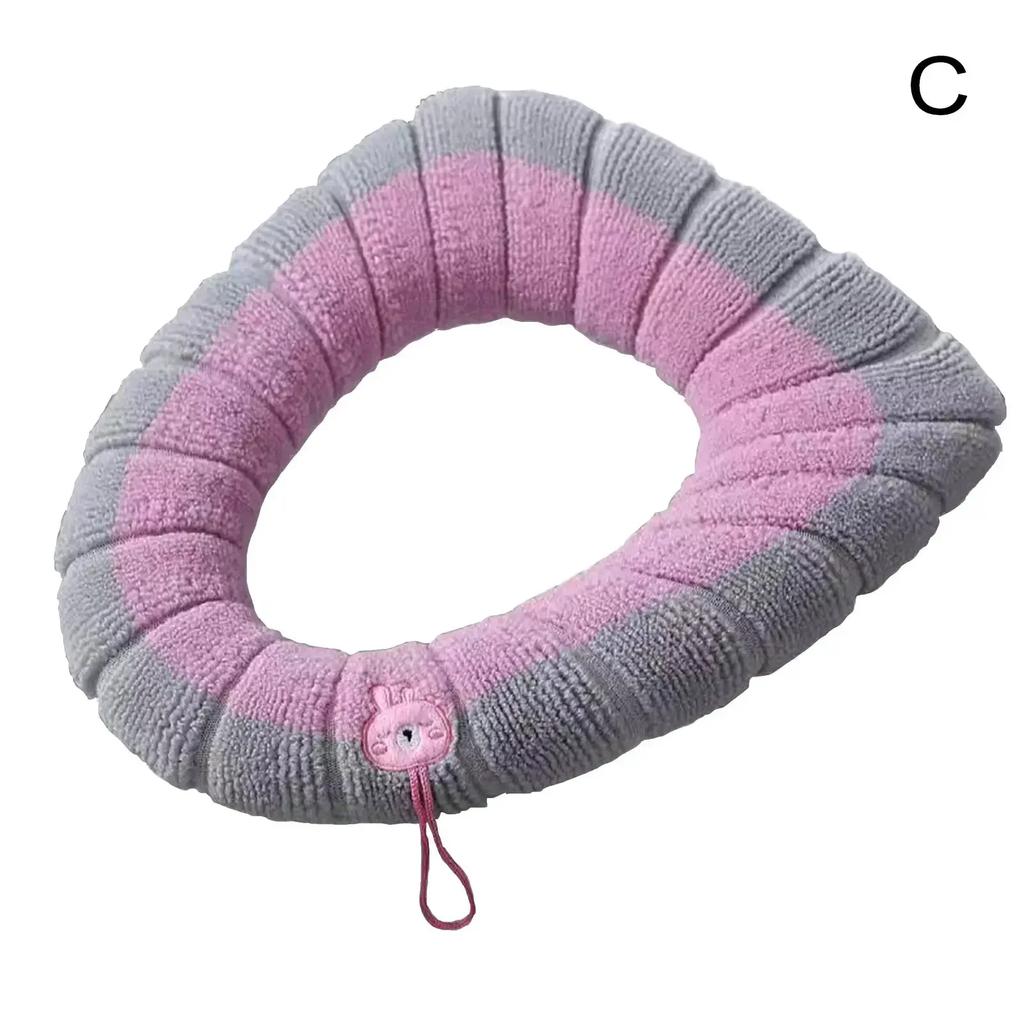 Enclosed Bathroom Accessories D/bathroom Tool Portable Toilet  Cover Disposable Mat Warmer Toilet Lid Wc Handle Cushion Home
